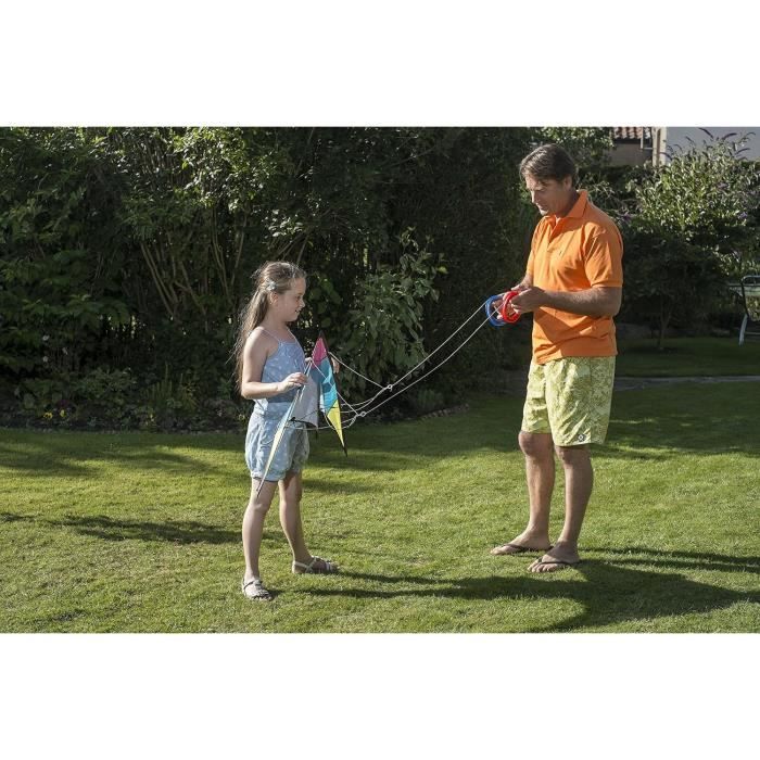 Cerf-volant Acrobatique 2 Lignes 120x60 Cm - Cadre Carbone - Parfait Pour Débutants - Pour Parc, Plage, Plein Air - 6