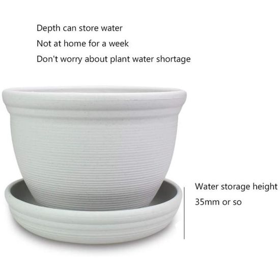 40 cm terre cuite Soucoupe Deep 30 35 45 50 L plant pot-à-goutte d'eau bac 40 cm terre cuite Soucoupe Deep 30 35 45 50 L plant pot-à-goutte d'eau bac