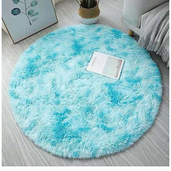 Tapis Rond Poilu Doux Et Antiderapant Tapis A Poils Longs Pour Salon 1cm Bleu 2903 Cdiscount Maison Tapis Rond Poilu Doux Et Antiderapant Tapis A Poils Longs Pour Salon 1cm Bleu 2903 Cdiscount Maison