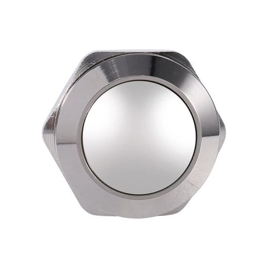 Interrupteur à Bouton-poussoir momentané de Klaxon de 19MM, Interrupteur D'alimentation de Démarreur Rond en Métal de 12V pour la Marine de Bateau de Interrupteur à Bouton-poussoir momentané de Klaxon de 19MM, Interrupteur D'alimentation de Démarreur Rond en Métal de 12V pour la Marine de Bateau de