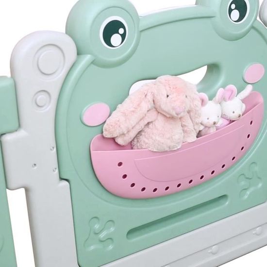 Baby Vivo Parc Bebe En Plastique 14 Elements Fridolin Cdiscount Puericulture Eveil Bebe