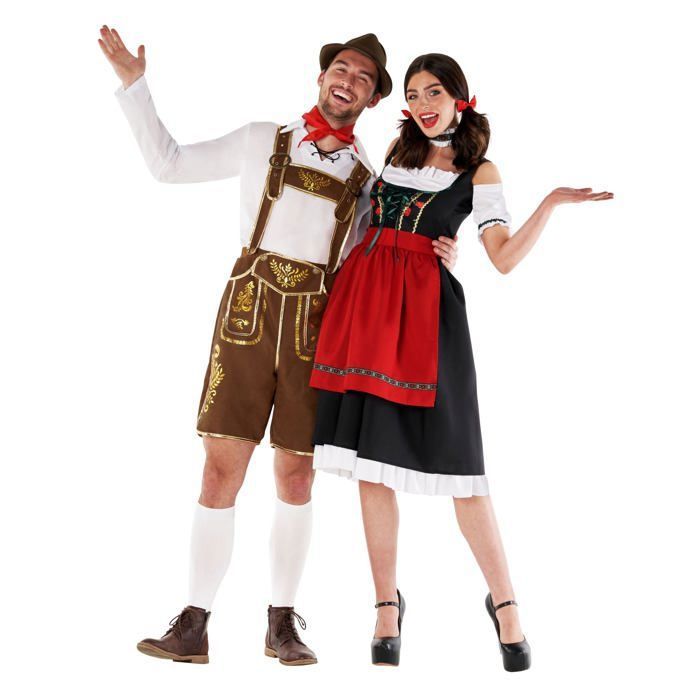 Costume Bavarois Pour Hommes, Tenue Oktoberfest, Lederhosen