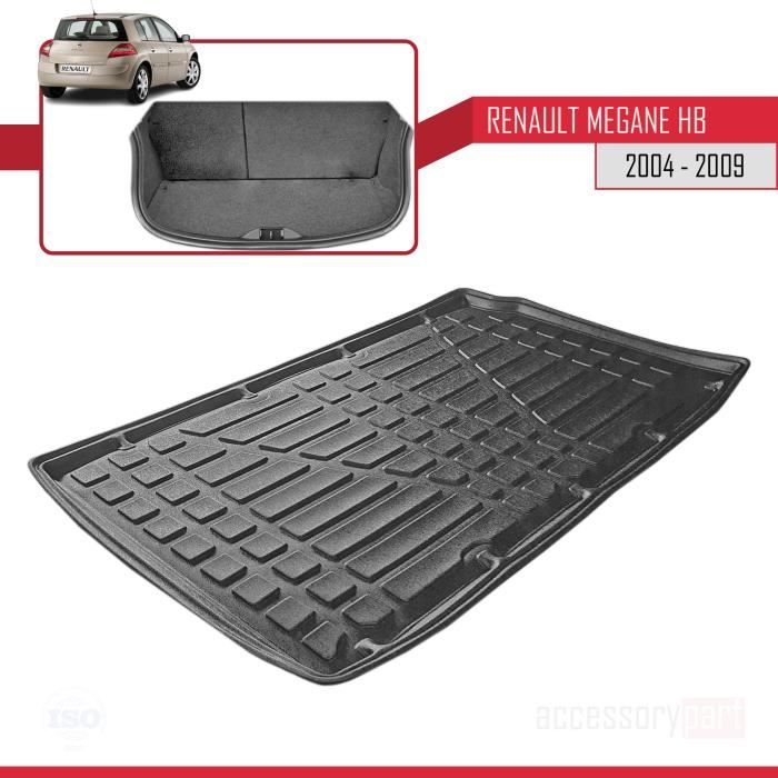Frogum Dryzone Tapis De Coffre Pour Renault Megane III Grandtour 2008-2015 | TPE Durable Accessoire Auto Renault