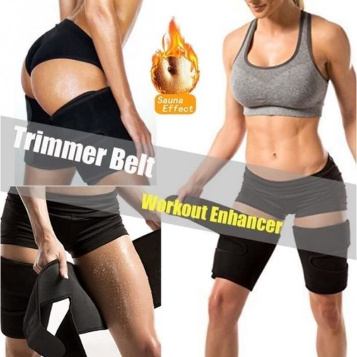 Le noir Ceinture Anti Cellulite amincissante pour les jambes en