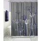 Interdesign 37229eu Thistle Rideau De Douche En Tissu Grisviolet 180 X 180 Cm