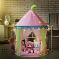 LED Tente de Jeu pour Enfants Princesse Pop Up Chateau-0