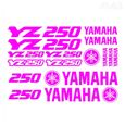 16 stickers YZ 250 – FUSHIA – YAMAHA sticker YZ 250 - YAM438-0