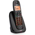 SPC Kairo - Téléphone Fixe sans Fil, Identification de l'appelant, Volume Extra, Blocage d'appel, Mains Libres, répertoire, Noir-0