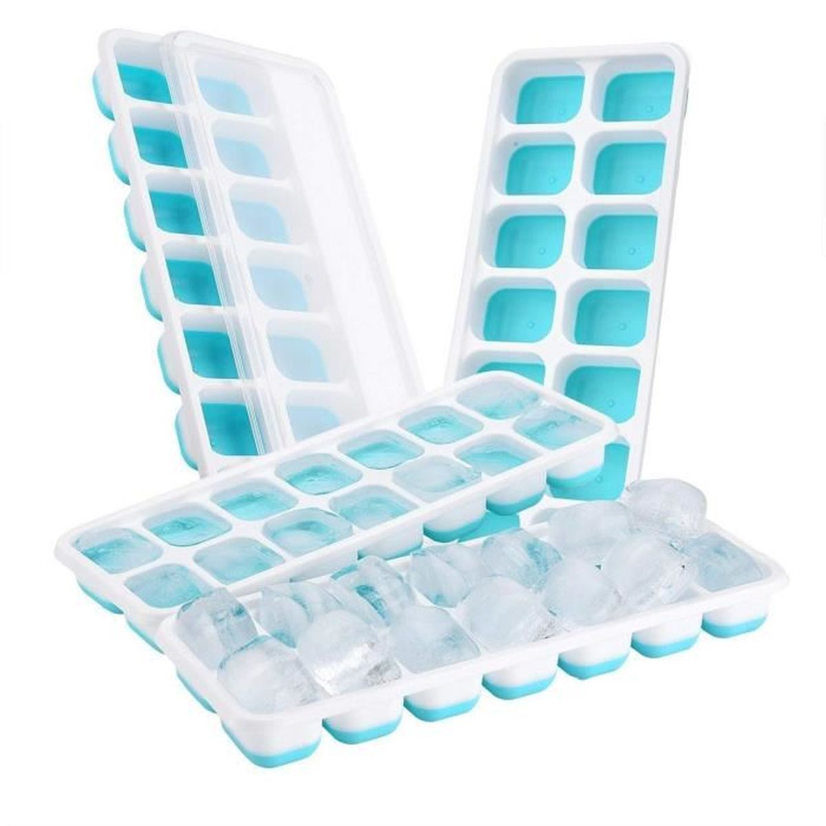 Cuisine Gadgets Silicone Ice Cube Bac Moule Glace Moule s/'adapte pour bouteille d/'eau glace