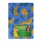 Dossier santé avec fenêtre carte Vitale – PVC "Léo" avec poches intérieures – Fabriqué en France – Color Pop