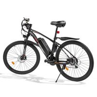 Vélo électrique, VTT électrique, 27.5" Ville E-Bike Adulte, Batterie Amovible 36V 13Ah,7 Vitesses Rouge et Noir