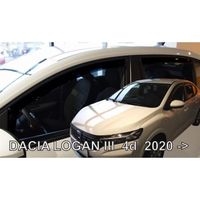 JJ AUTOMOTIVE | Deflecteurs d'air Déflecteurs de vent Compatible avec Dacia Logan 3 4P depuis 2020 4pcs