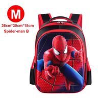 Spider m-rouge B - Children School Bags Boy Girl Cartoon Schoolbag Kid Kindergarten Schoolbags Large Travel S