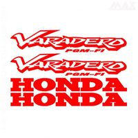 4 stickers VARADERO – ROUGE – sticker HONDA 125 1000 XL V - HON415