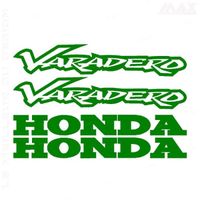 4 stickers VARADERO – VERT BOUTEILLE – sticker HONDA 125 1000 XL V - HON412
