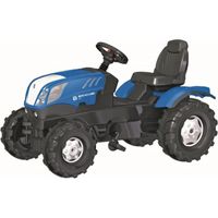 Tracteur à pédales Rolly Toys - RollyFarmtrac New Holland - Bleu - Pour enfant à partir de 8 ans