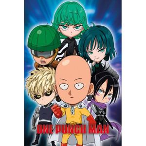 61cm x 91,5cm Close Up Poster One Punch Man Genos /& Saitama