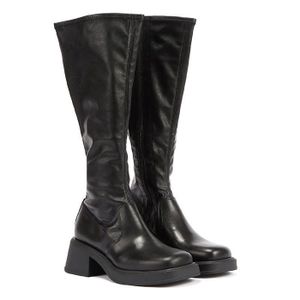 Bottines Femme En Daim – Boutons, Fermeture éclair, Talon Bloc, Confort Antidérapant