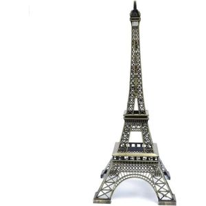 Modèle Tour Eiffel Doré Déco Bureau - 32x12x12 Cm - Sculpture Vintage Pour Intérieur & Photos