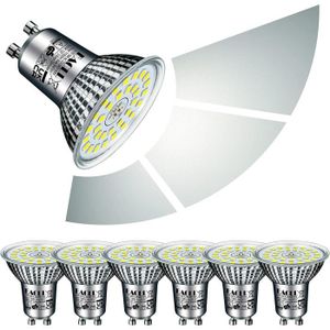 10/20/30 Ampoule LED GU10 MR16 6W Spot Lumière Équivalent 50W Lampe Projecteur 