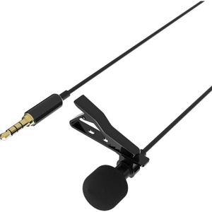 MICROPHONE - ACCESSOIRE Microphone Pc Jack 3.5Mm Jack Audio Avec Clip, Mic