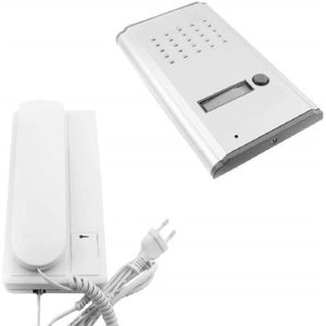 INTERPHONE - VISIOPHONE Deals Kit Interphone Blanc Monofamilial 1 Combiné 
