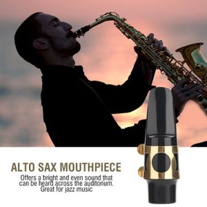 Beesclover Kit embouchure pour saxophone alto avec embouchure clip bouchon anches 