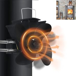 Ventilateur de cheminée pour poele à bois silencieux autonome - Ersho