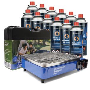 Barbecue à Gaz Portable BBQJungs - Parfait Pour Camping, Jardin, Balcon !