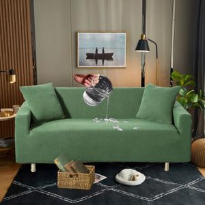HOUSSE DE CANAPE Housse extensible imperméable pour canapé  pour salon  unie  teint  pour animaux domestiques et color 12 color 12 2 Seat 135 170cm