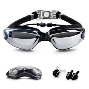 LUNETTES DE NATATION Lunettes de Natation,Nouveau Lunettes de Plongée Paquet,Ajustable,portatif ,anti UV ,Confortable pour Hommes,Femmes,Adultes,Enfants