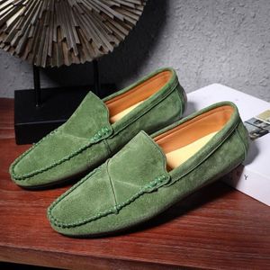 escarpins homme vert