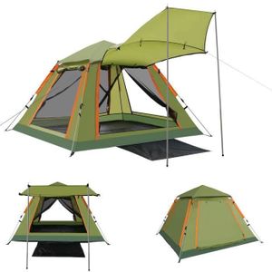 TENTE DE CAMPING PULUOMIS Tente de Camping avec Auvent Familiale 3-