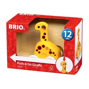JOUET À TIRER BRIO - Girafe Push & Go