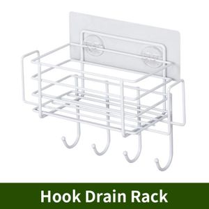PULABO Premium Quality Home Use Bassin Plat Porte-Savon Éponge Aspiration Titulaire Clip Rack De Stockage Cuisine Petit Objet Suspendu Paniers De Rangement durable