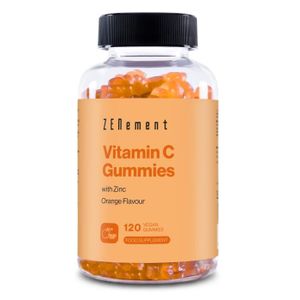 GOMME Gommes de Vitamine C avec du Zinc - 120 Gummies