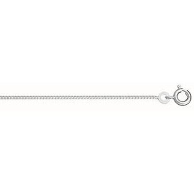 Collier Ras Du Cou En Argent 925 Avec Zirconium - Gourmette 40 Cm, 2.45 G, Occasion