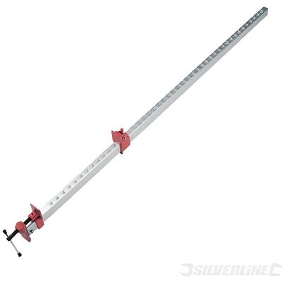 Serre-joint Une Main Silverline 633536 - Capacité 150 Mm - Mors Plastique Non-marquants