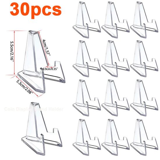 2 Présentoirs En Acrylique Transparent Pour Portefeuille/sac - Support Incliné Pour Vitrine Ou Dressing