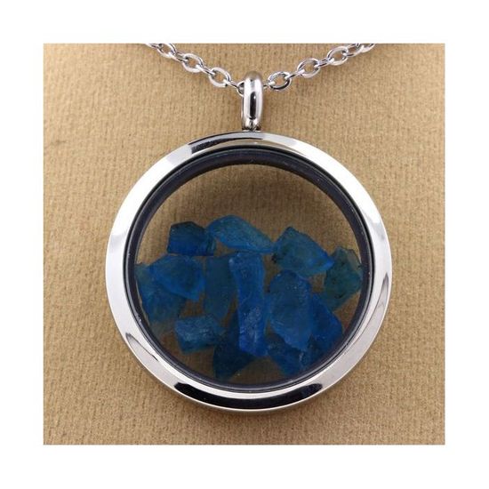 Coffret parfum & collier apatite bleu - Energie main image 0