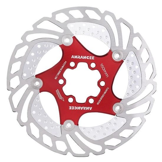 Rotor De Frein à Disque Vélo 140mm | 3 Trous, En Acier, Design Creux Pour Légèreté Et Refroidissement | Compatible VTT, Route, BMX, Vélo électrique