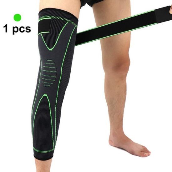 Genouillères élastiques Rayées Homme - Cyclisme, Course, Sport Outdoor - Taille Unique