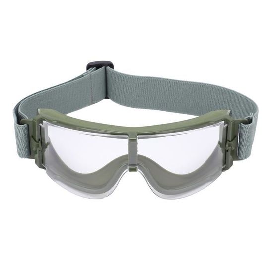 Lunettes Militaire UV400 Lunettes De Sécurité Tactiques Airsoft - 3 Verres Interchangeables (Fumé, Transparent, Jaune) - UV400 Lunette De Tir Bolle Safety
