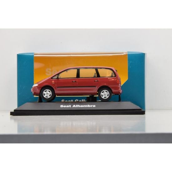 Seat Alhambra I Burgundy Red 1:43 - Herpa Diecast Dealer Model Car SE18
