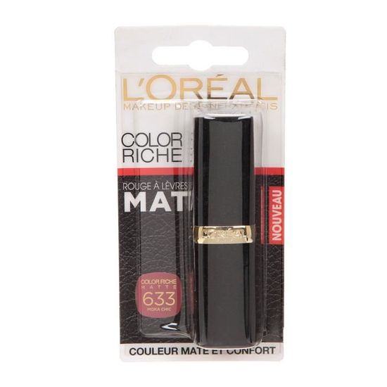 Gemey Maybelline Rouge à Lèvres Coloration Riche Mat 633 Moka Chic