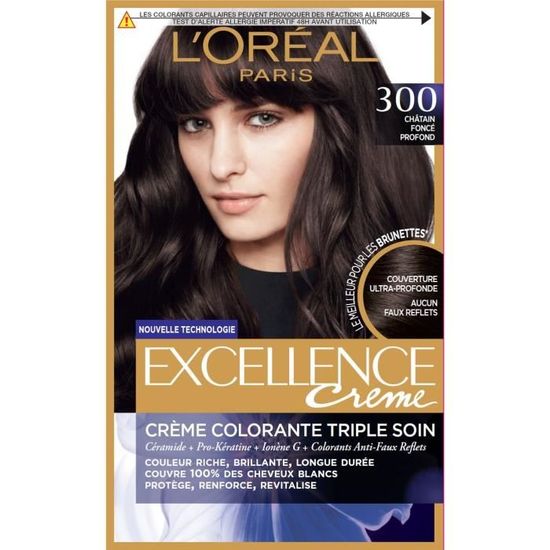 Coloration Cheveux 3 Châtain Foncé EXCELLENCE