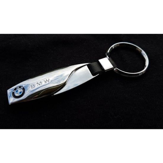 Porte-clés BMW Série 3 - Logo Métal Argenté - Cadeau Fanatique Automobile Années 2000+