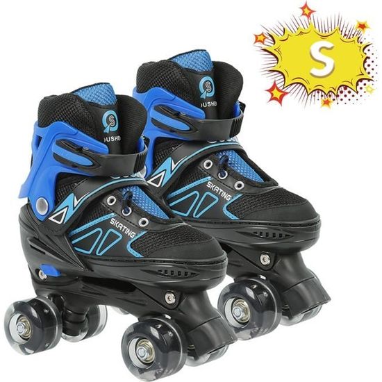 Patins à Roulettes Quad Rio Roller SFR Miami – Blanc, Taille UK 3, Réglables