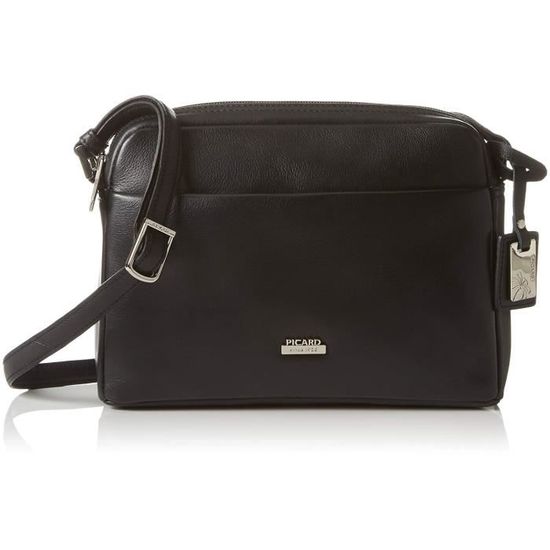 Sac bandoulière femme Picard 8161929001 Cuir Noir - Main Image
