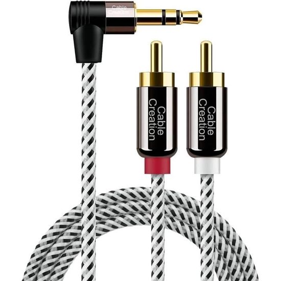 Câble adaptateur microphone 3,5 mm TRS vers TRRS pour VideoMic Câble 3 pôles mâle vers 4 pôles